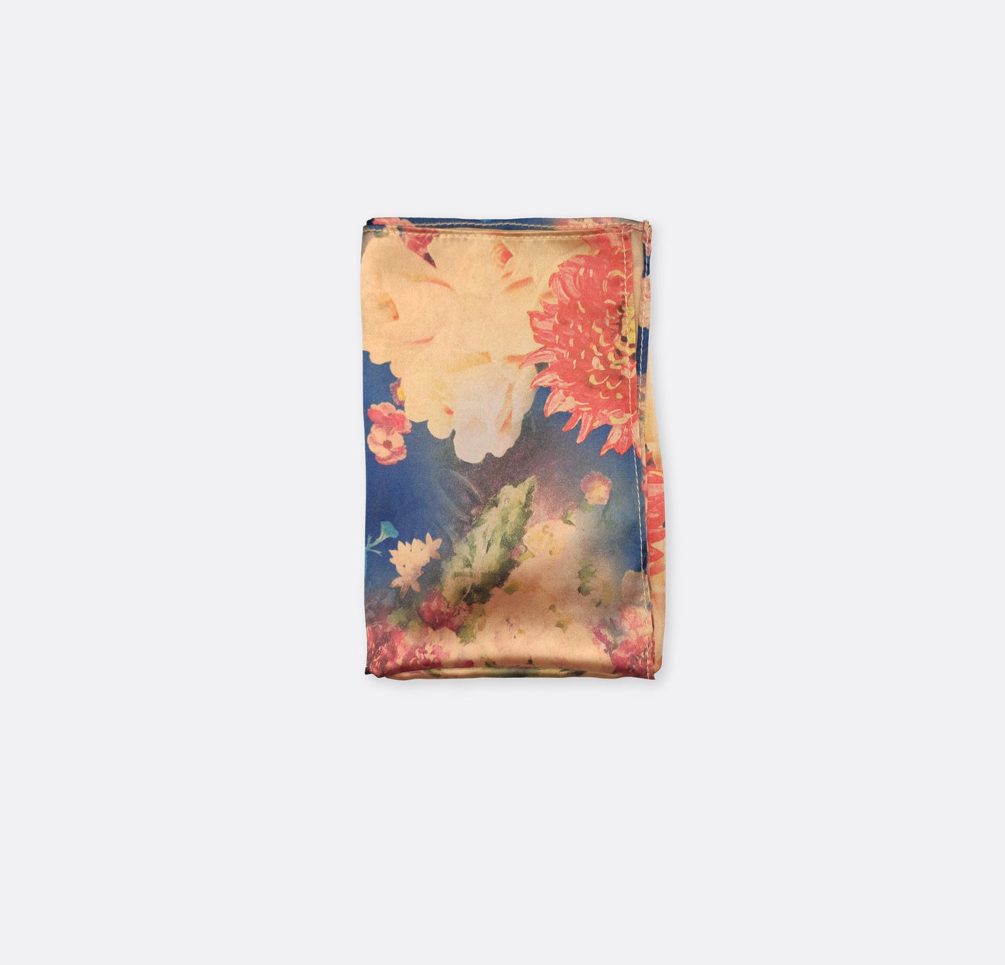Pleasant Floral Silk Pocket Square