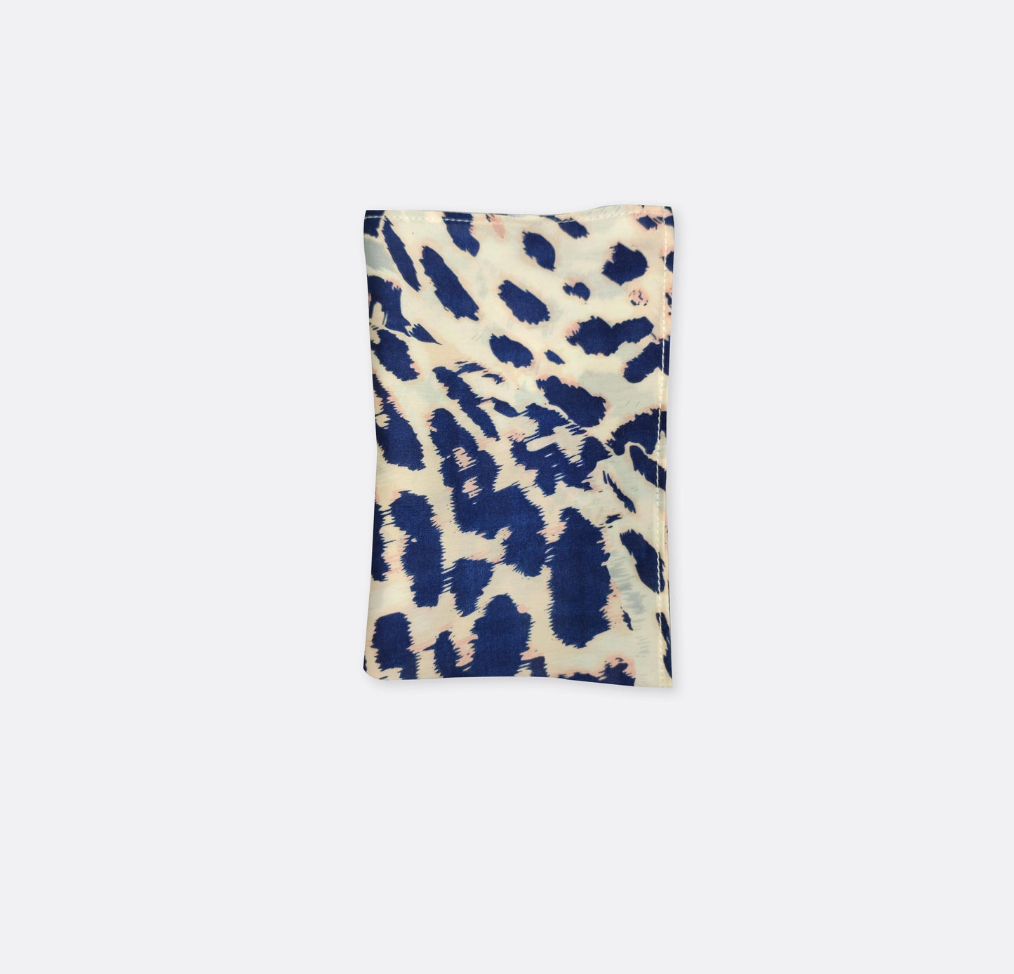 Snow Leopard Silk Pocket Square