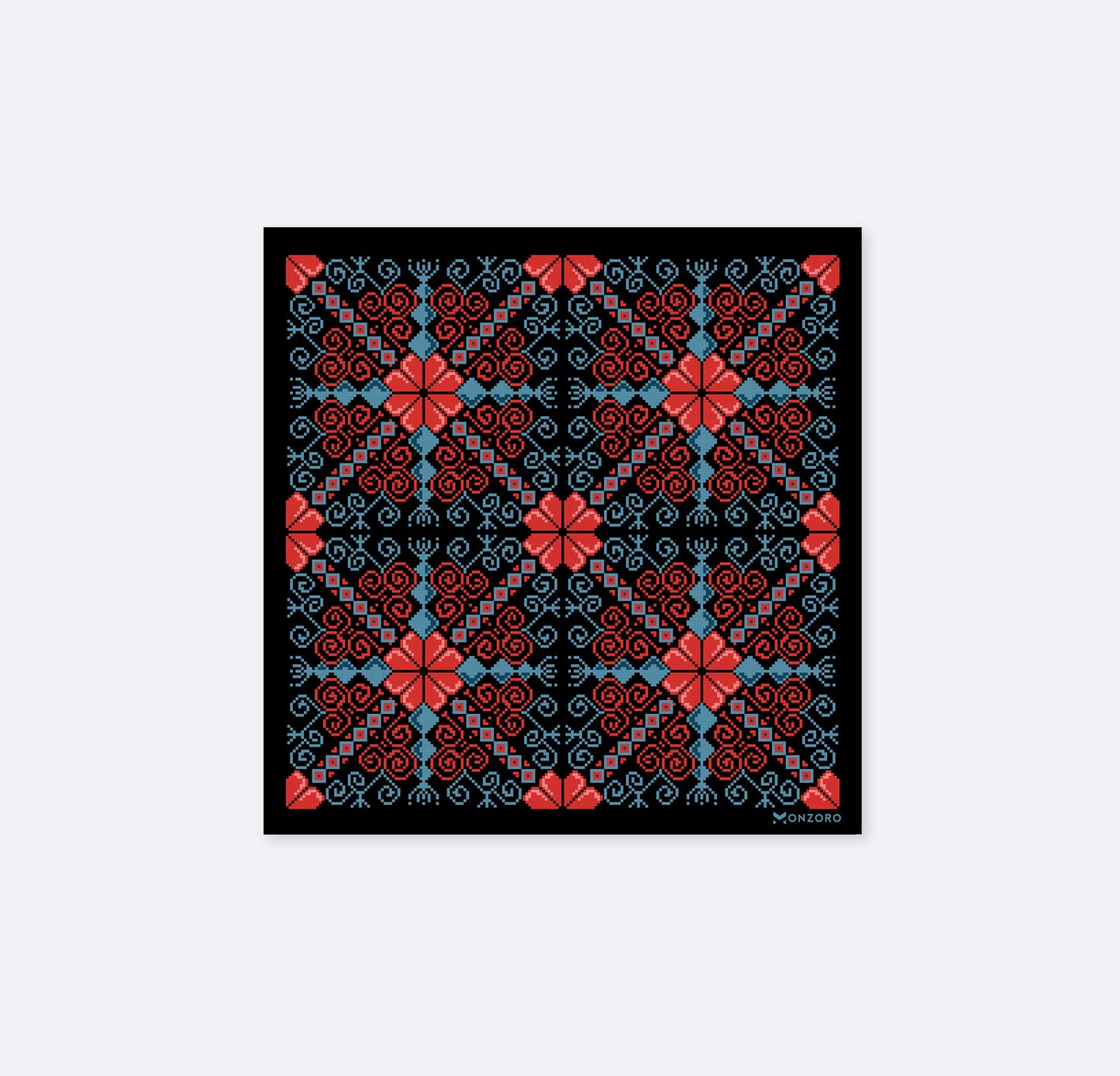 Kaleidoscope Silk Pocket Square