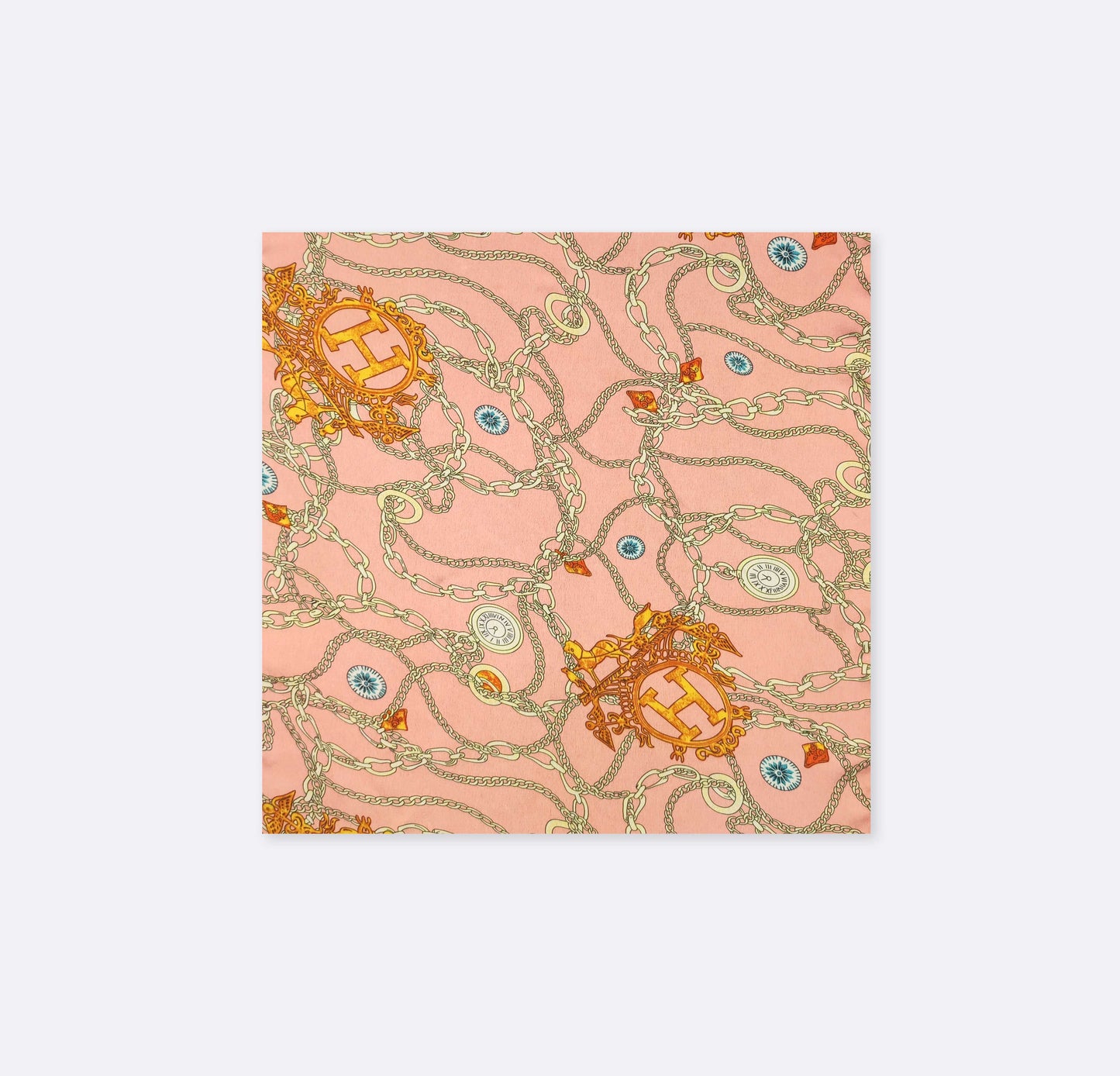 Chain Me Up Silk Pocket Square