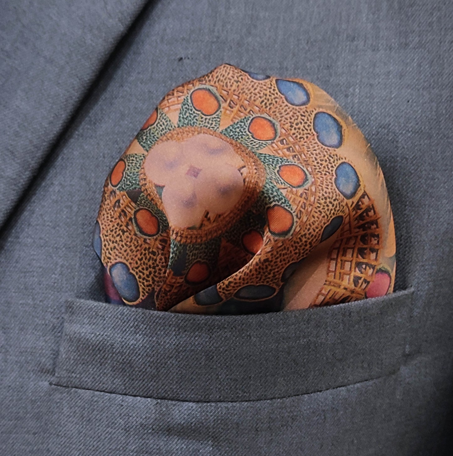 The Colour Trip Silk Pocket Square