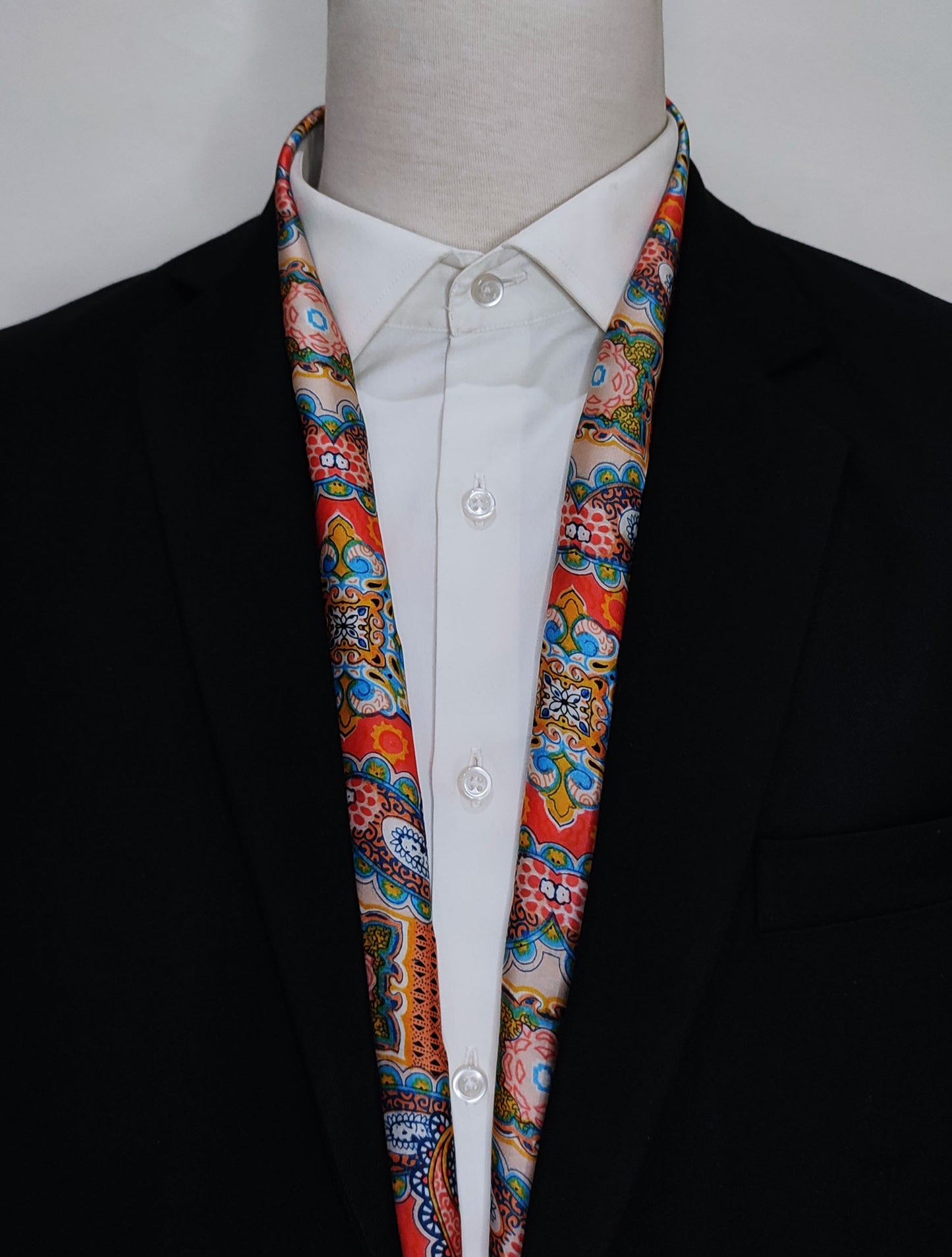 Paisley Art Show - Silk Men Scarf