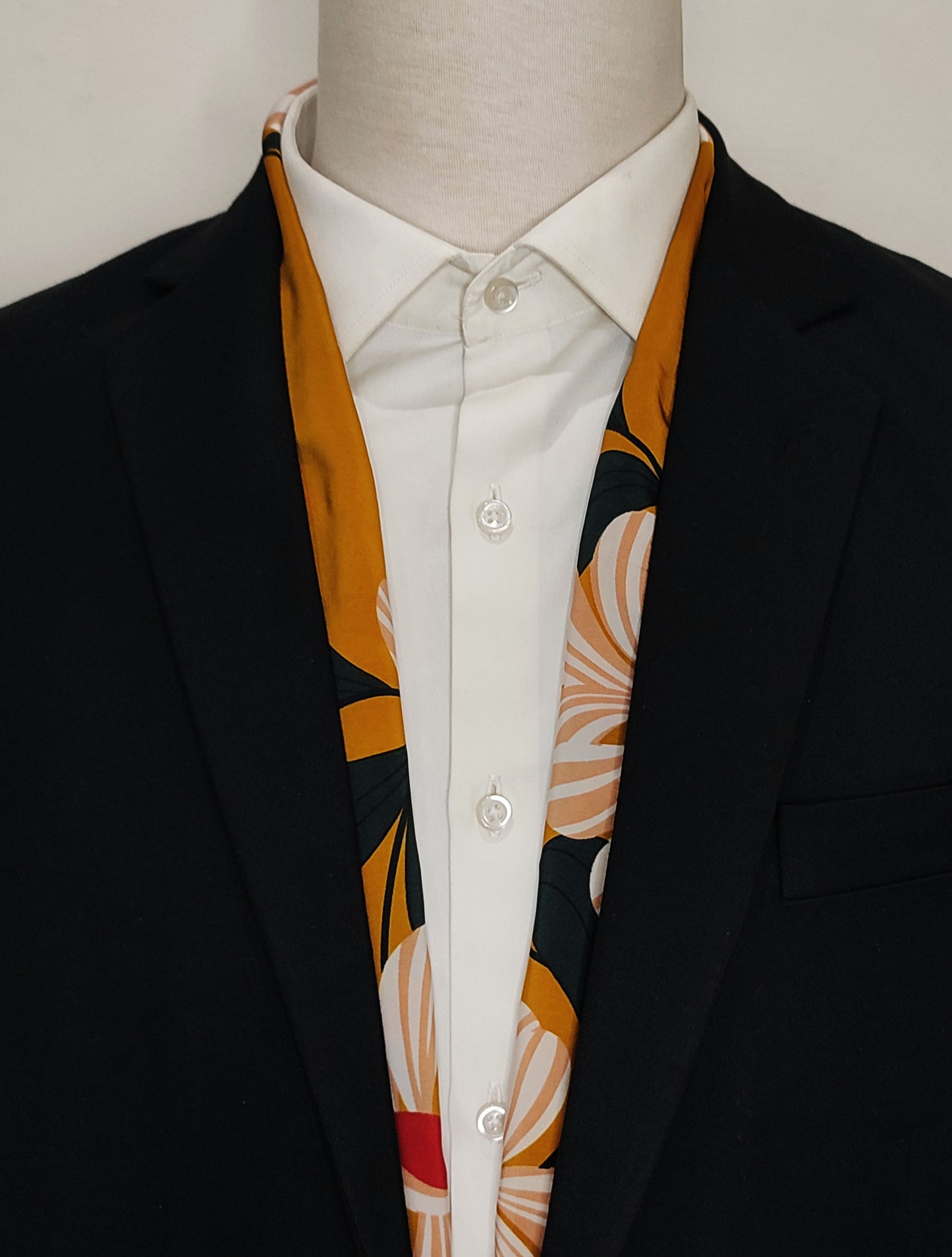 Bright Sunny Spring Matt - Silk Men Scarf