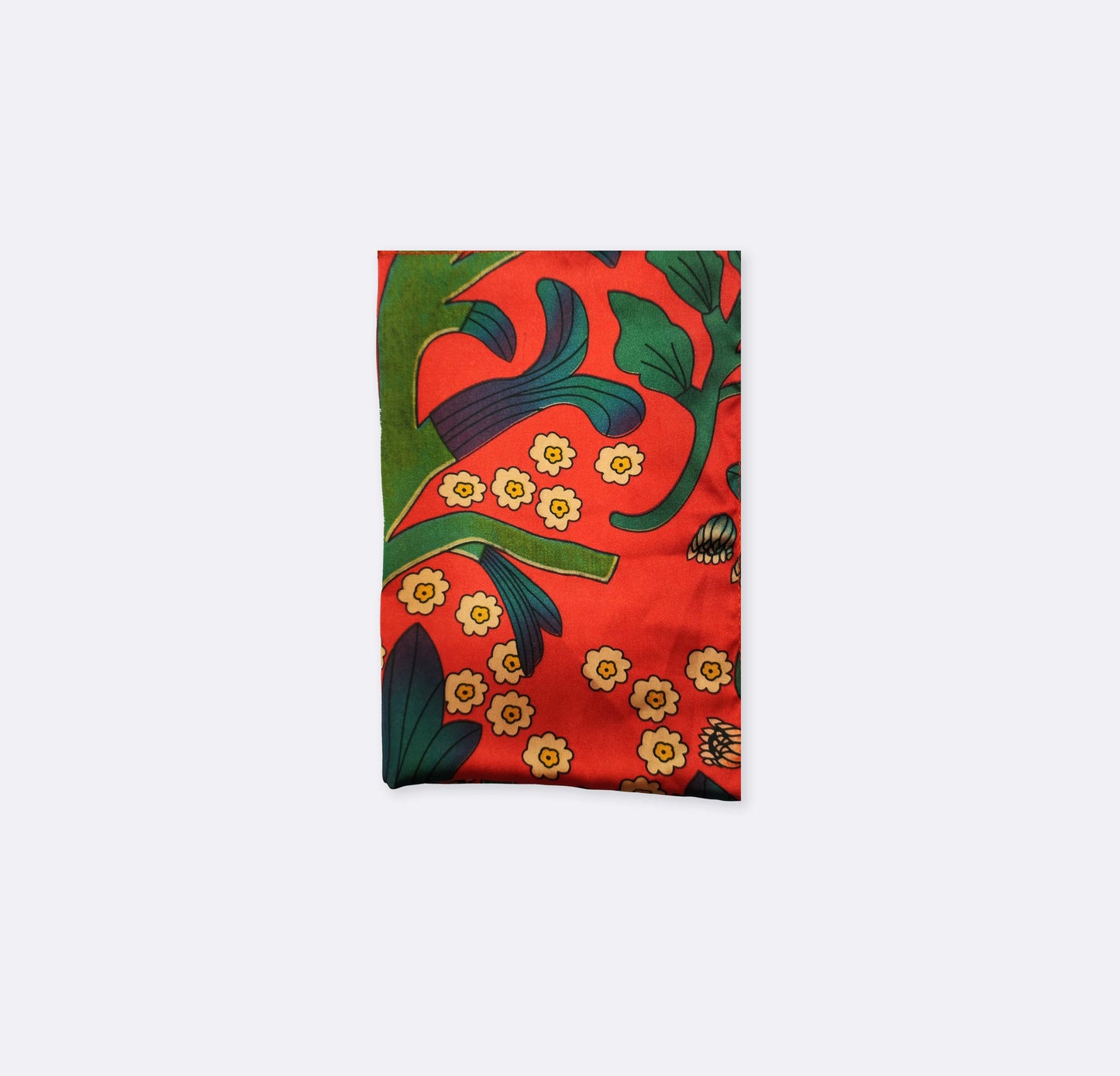 The Fiery Garden Silk Pocket Square