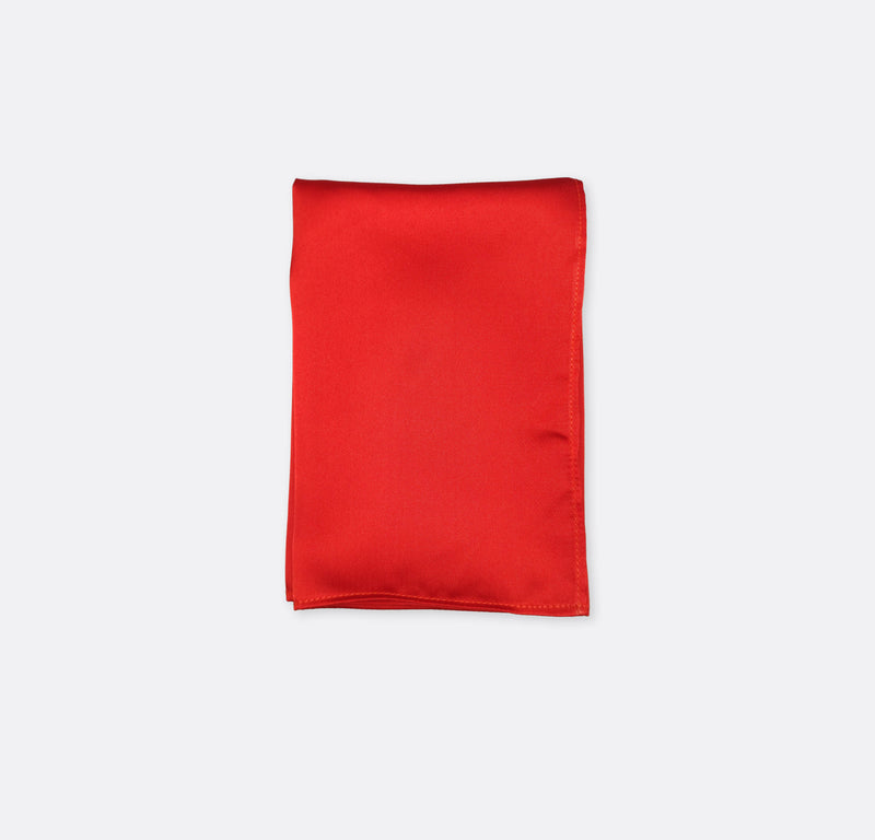 VALENTINE RED - SILK pocket squares