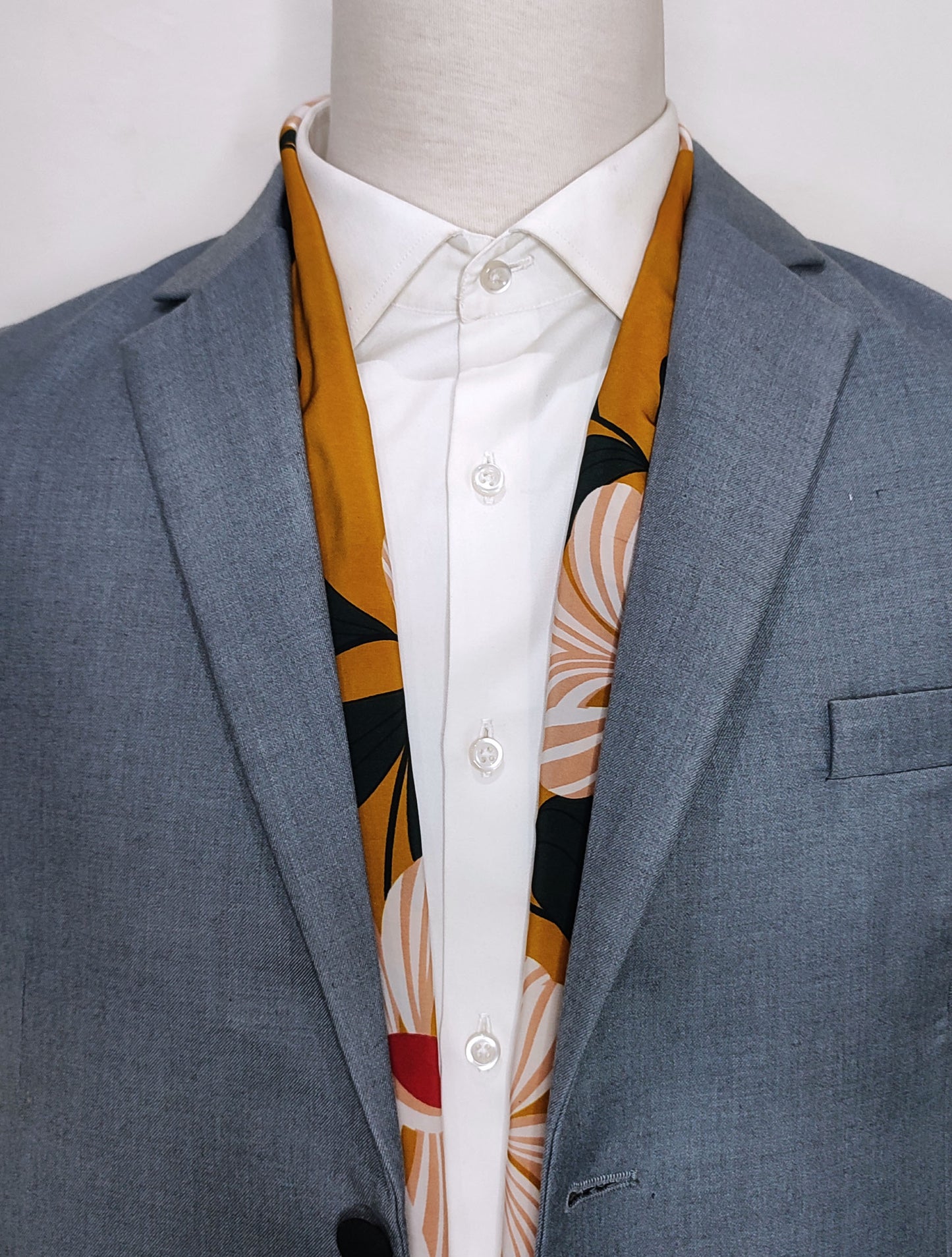 Bright Sunny Spring Matt - Silk Men Scarf