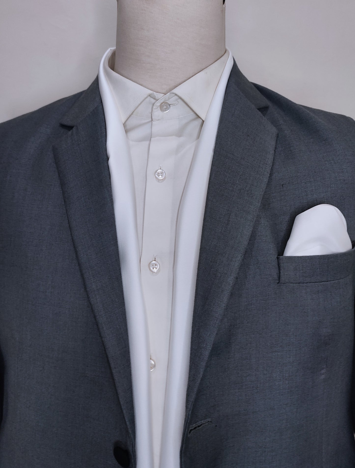 Pearl White Paradigm - Silk Scarf and Pocket Square Set