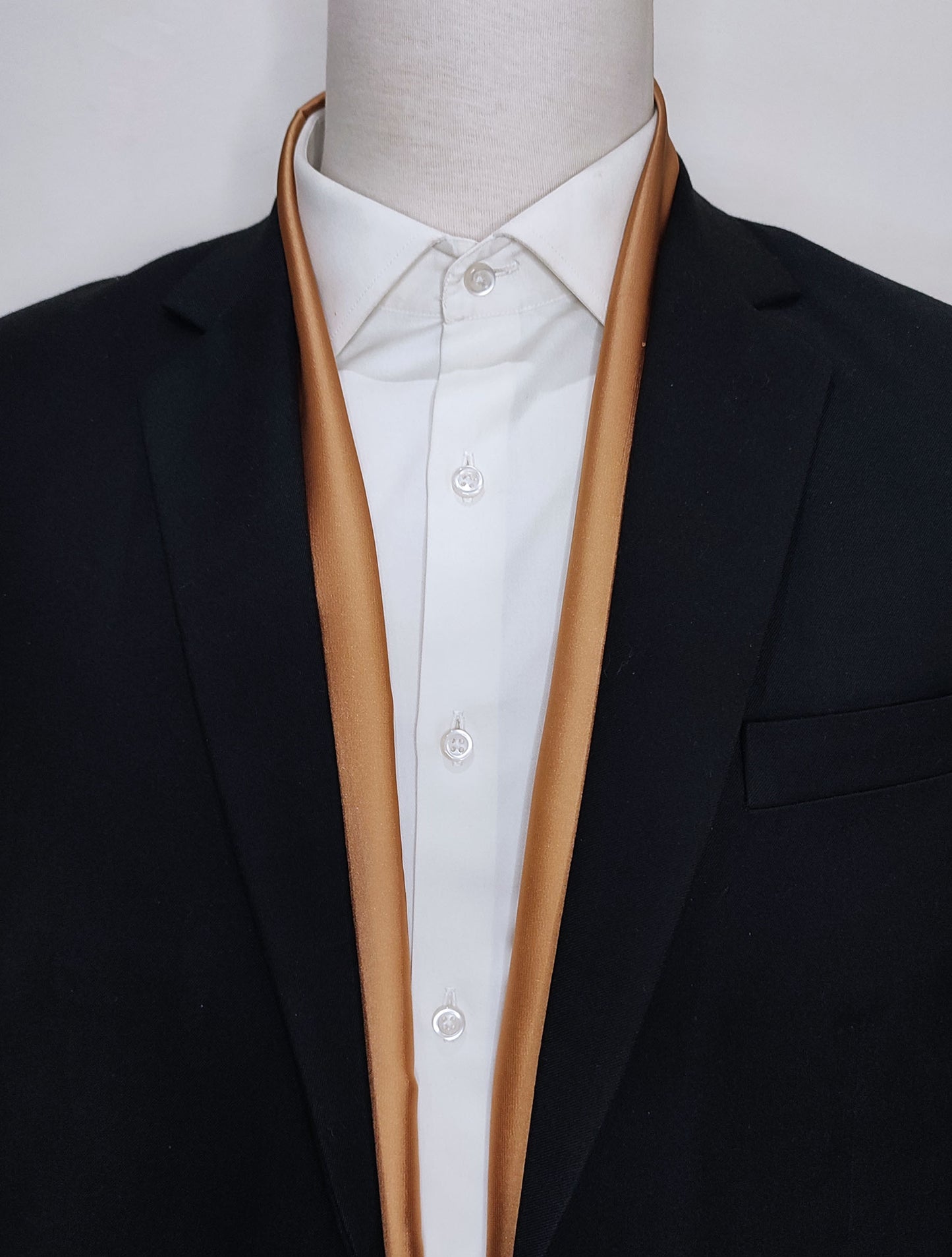 Copper Brown - Silk Men Scarf