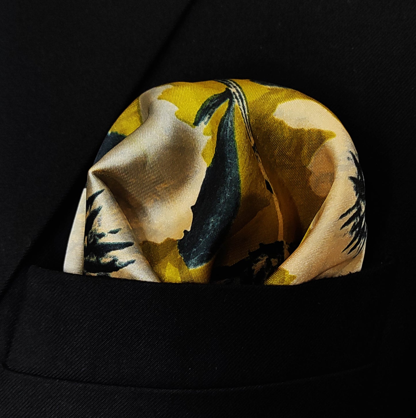 The Tinted Garden Silk Pocket Square