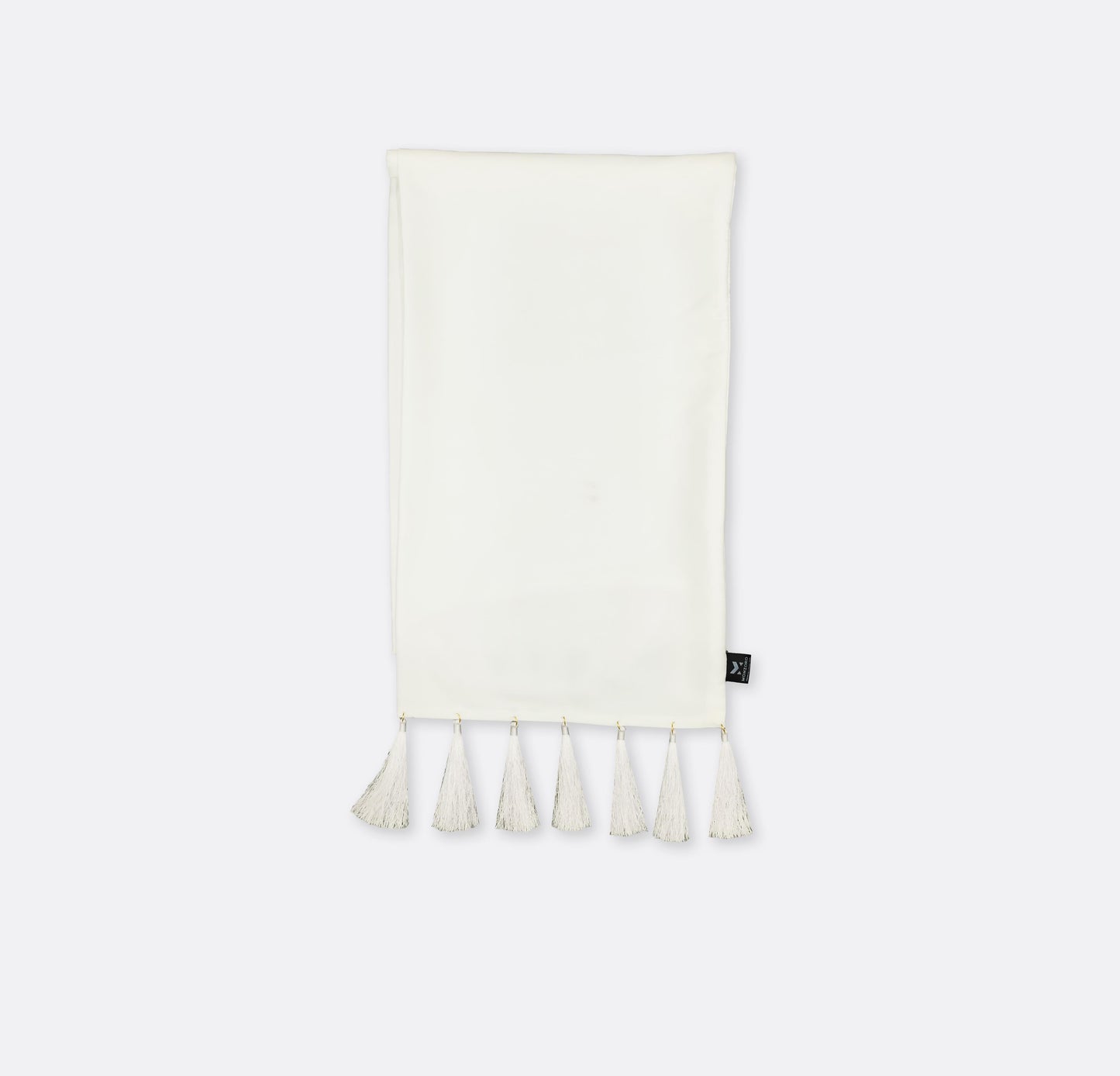 Pearl White Paradigm - Silk Men Scarf