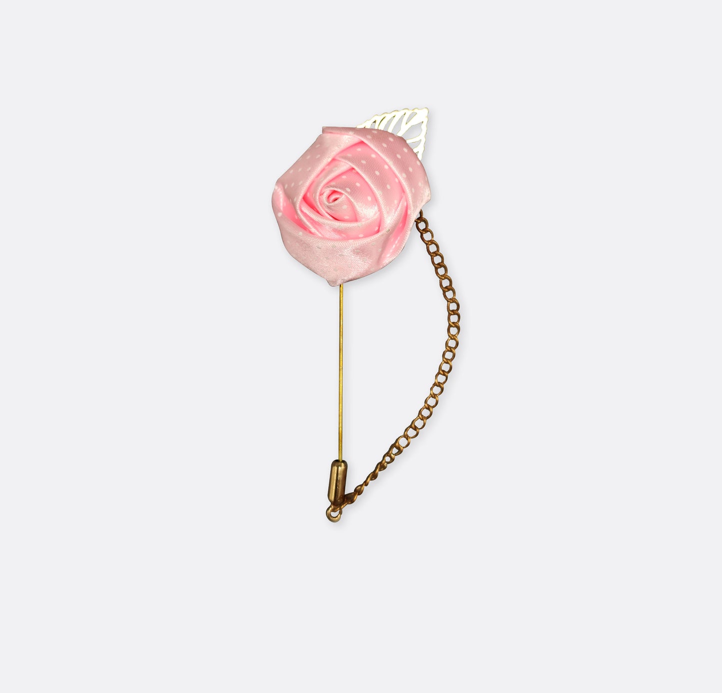 Light Pink Floral Lapel Pin