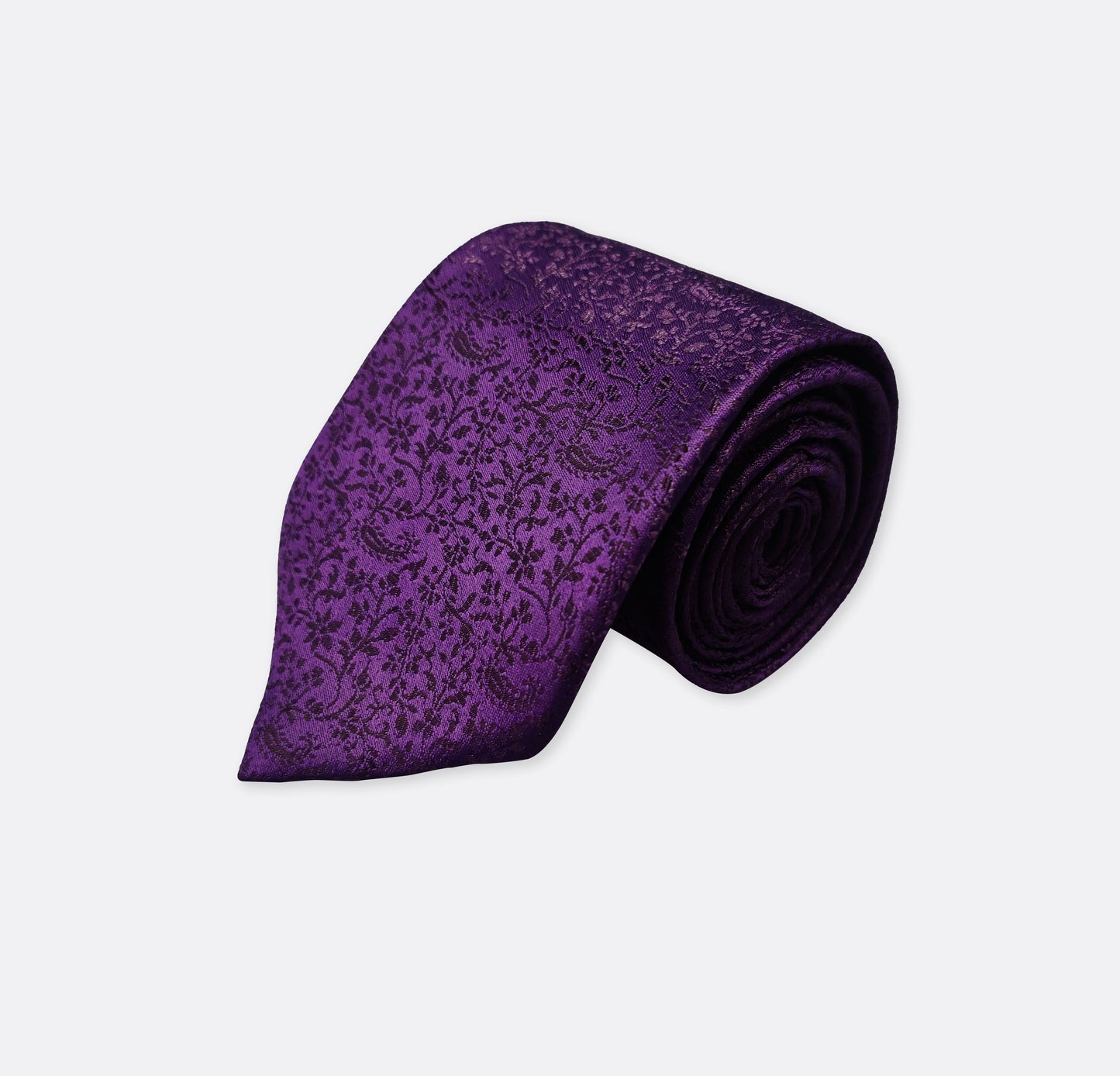 Paisley Purple Self Tie