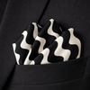 Eclipse Flow Silk Pocket Square by Monzoro – view 4