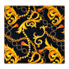Opulent Baroque Pattern Silk Pocket Square by Monzoro