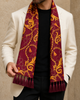 Rose Vertical Silk Scarf by Monzoro – view 18
