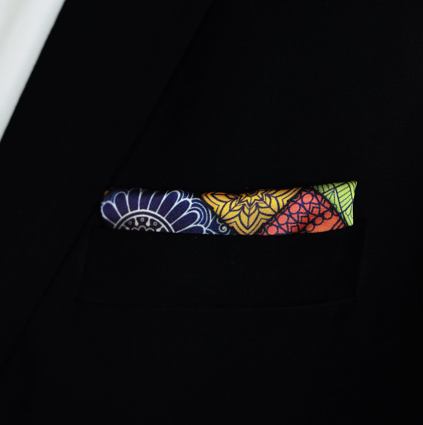 Abstract Matrix – Silk Pocket Square