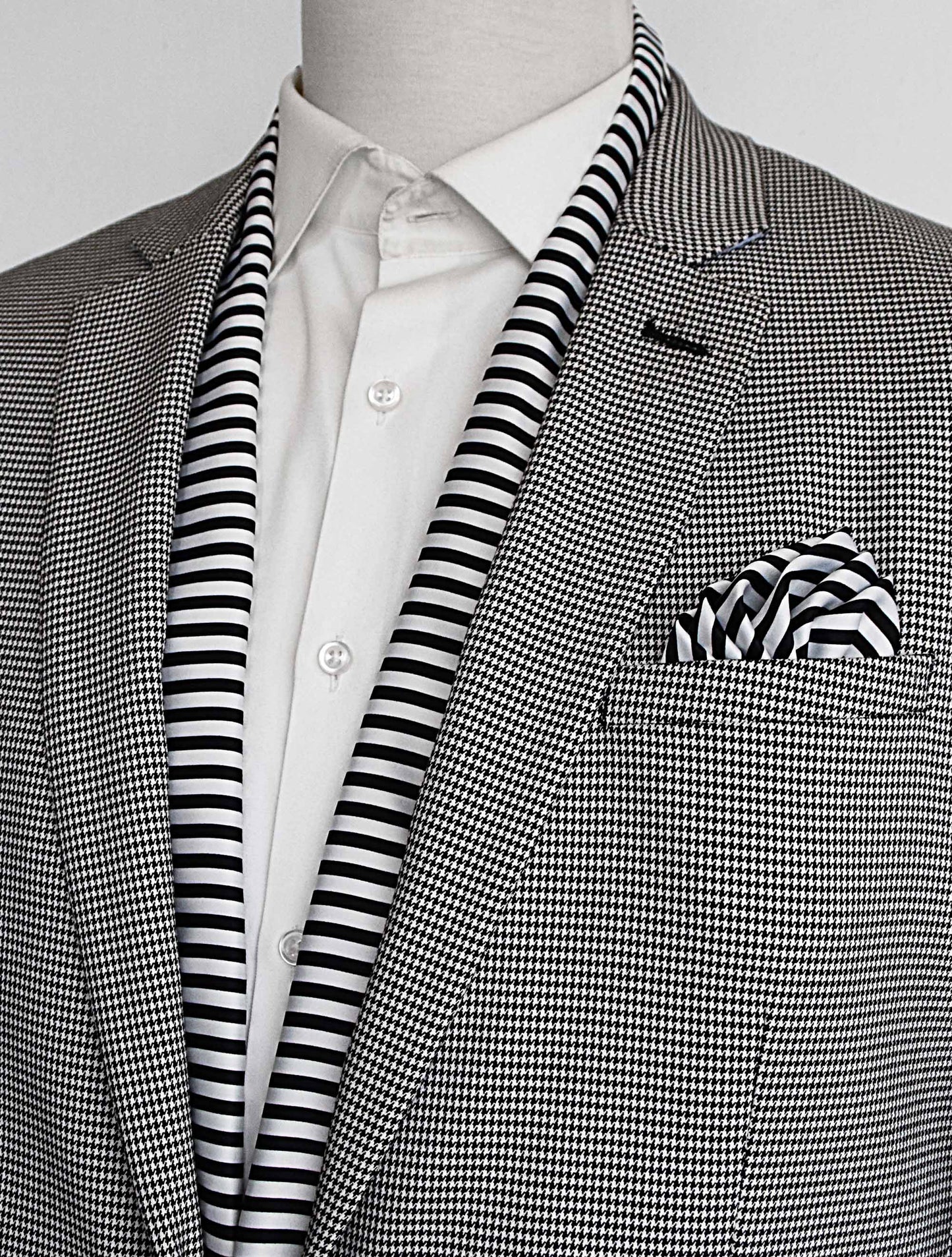 Retro Run Silk Scarf & Pocket Square Set