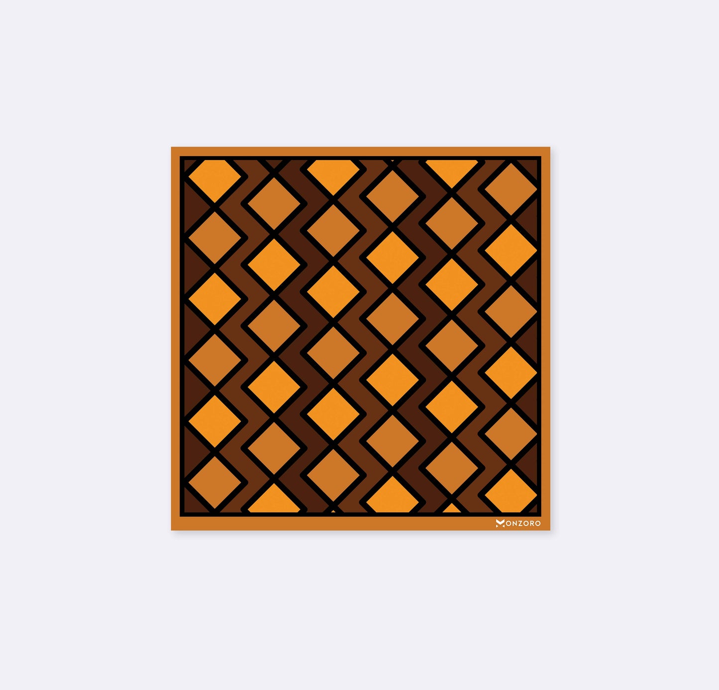 Fashion Geometric Pattern Silk Pocket Square