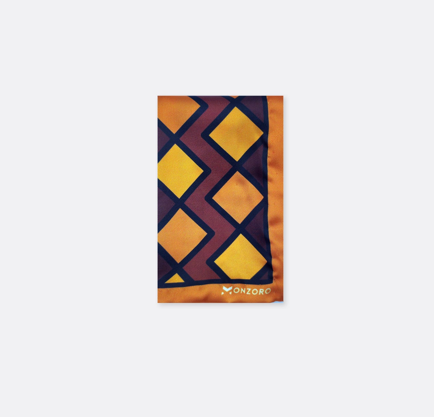 Fashion Geometric Pattern Silk Pocket Square