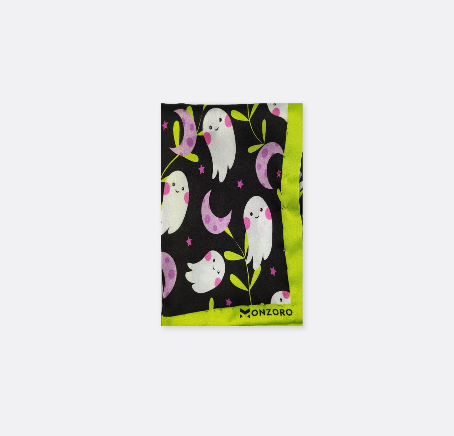 Halloween Scrapbook Paper Ghost Silk Pocket Square