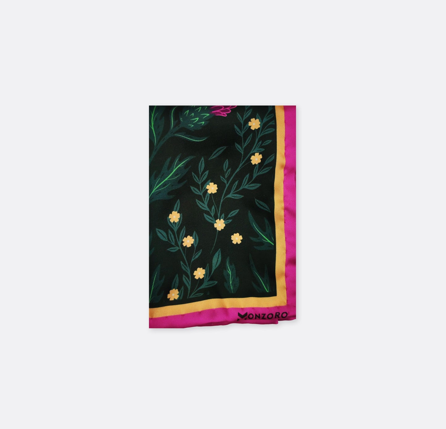 Scottish Thistle Vector Art Silk Pocket Square