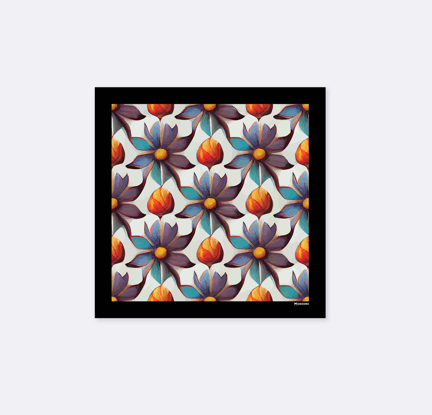 Hawaiian Flower - Silk Pocket Square