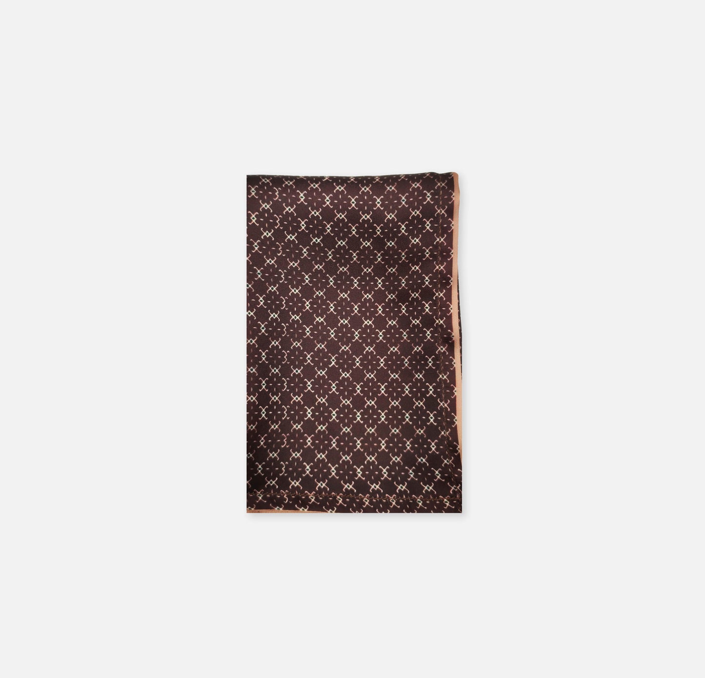 Burberry Chocolate Silk Pocket Square