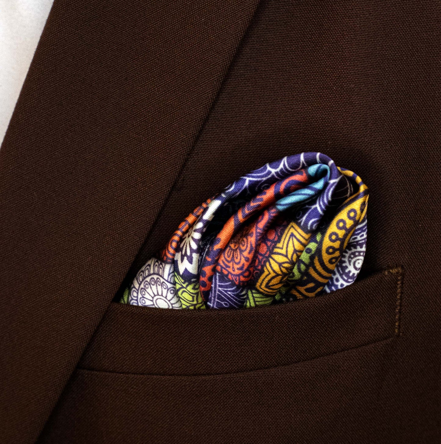 Abstract Matrix – Silk Pocket Square