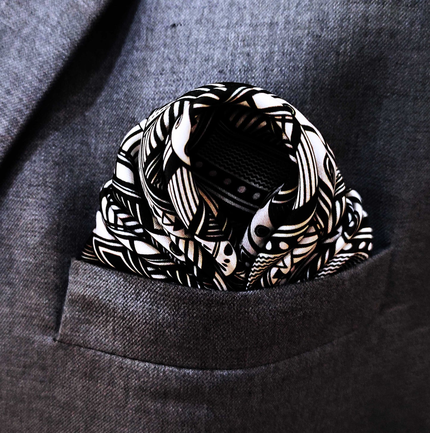 Rectangular Strips- Silk Pocket Square
