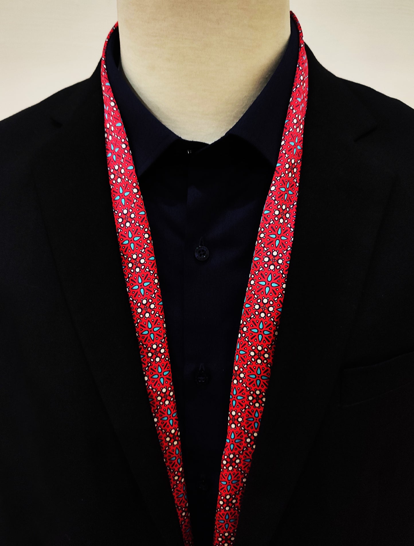 Seamless Repeat Pattern Silk Men Scarf