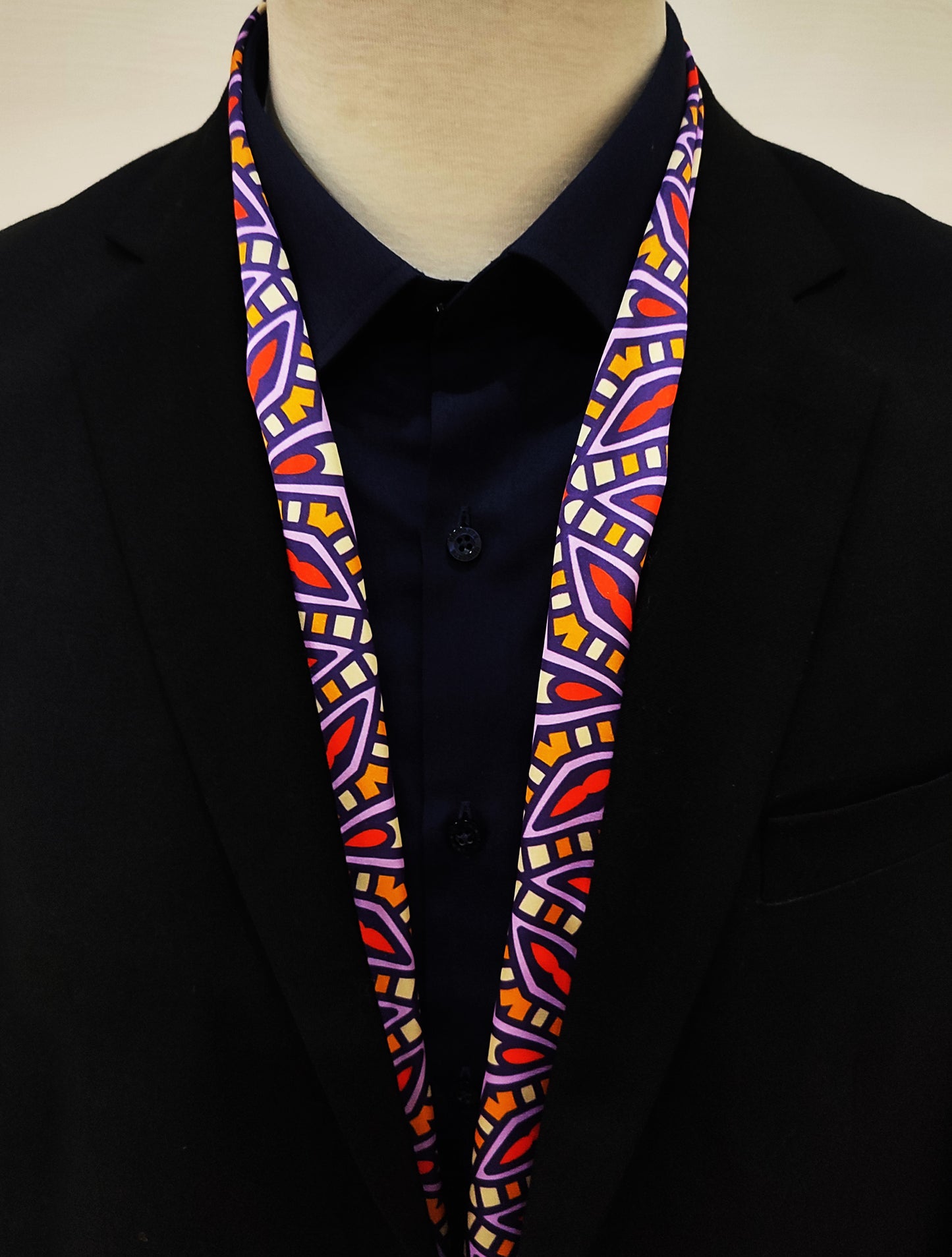 Colourful Abstract Art - Silk Men Scarf
