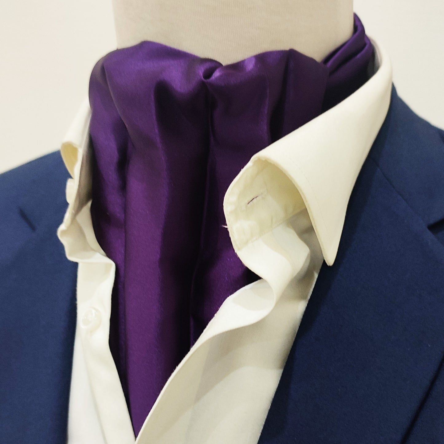 Royal Purple - Men Silk Ascot