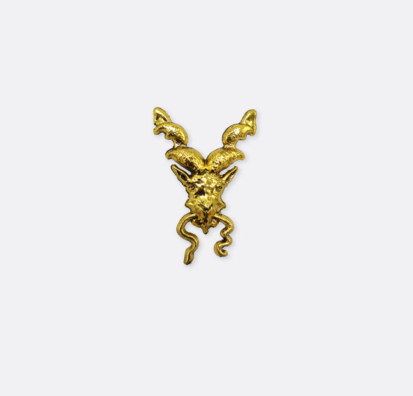 Antique Markhor – Bright Golden Lapel Pins