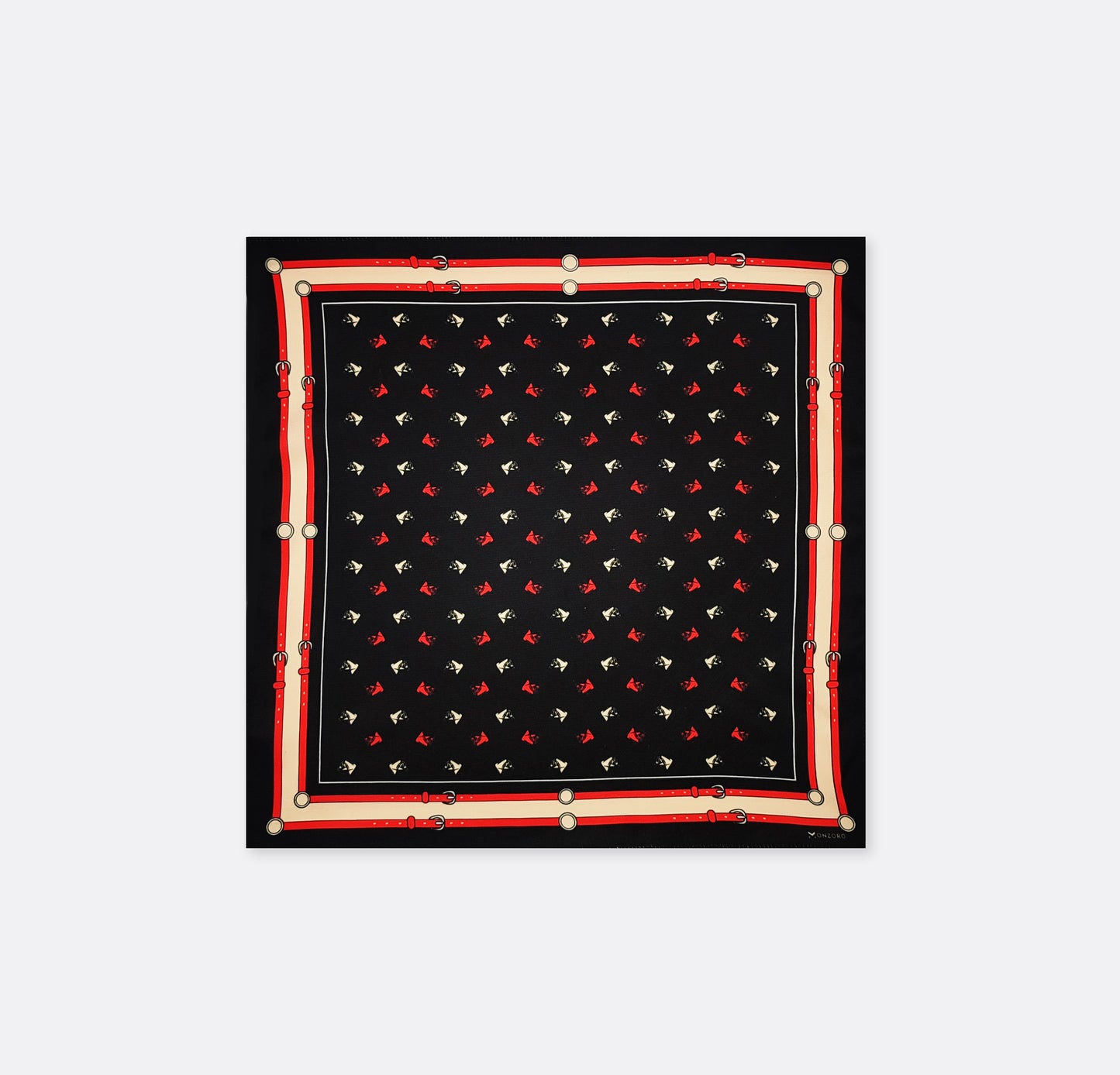 Abstract Horse – Silk Pocket Square