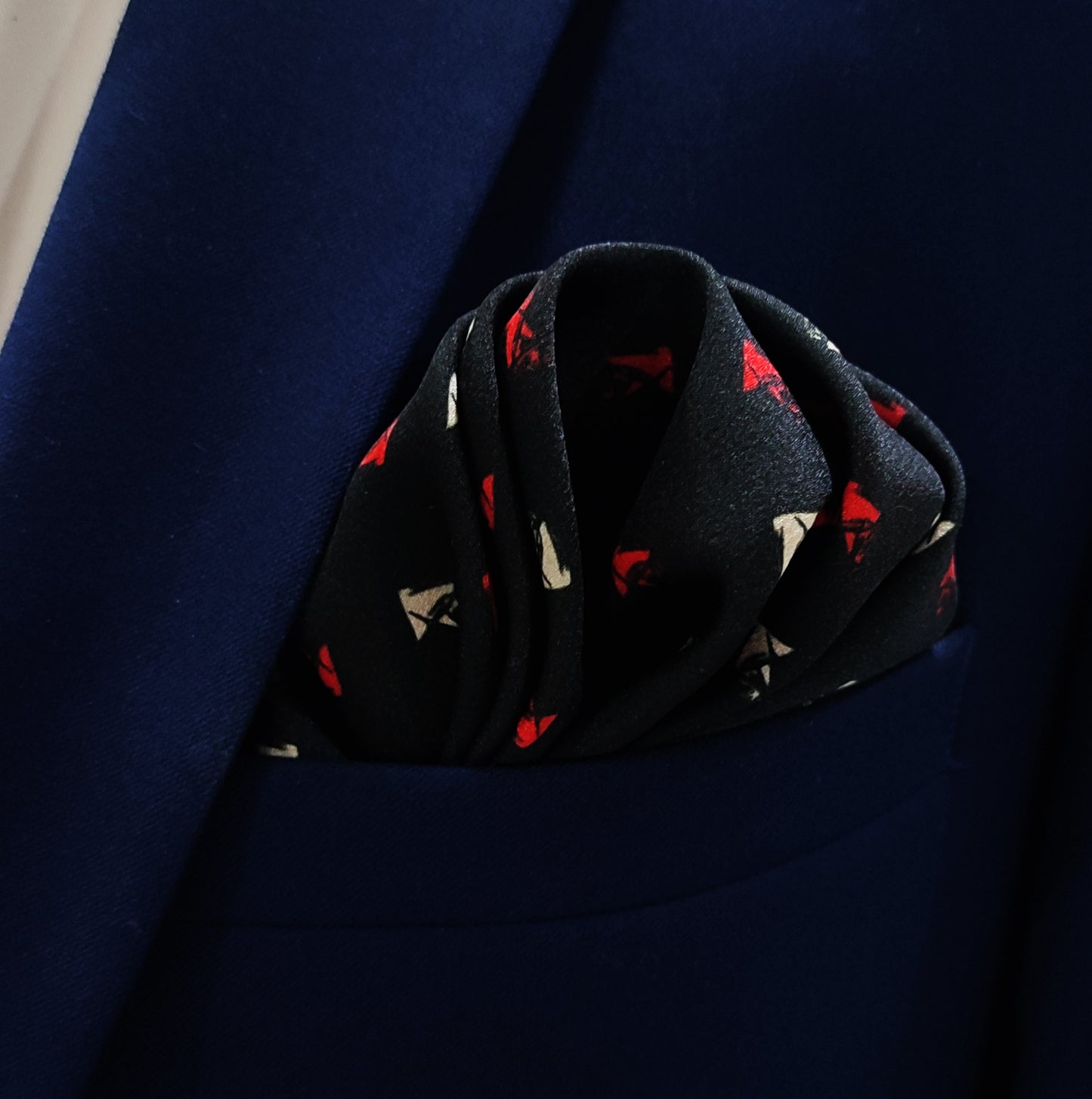 Abstract Horse – Silk Pocket Square