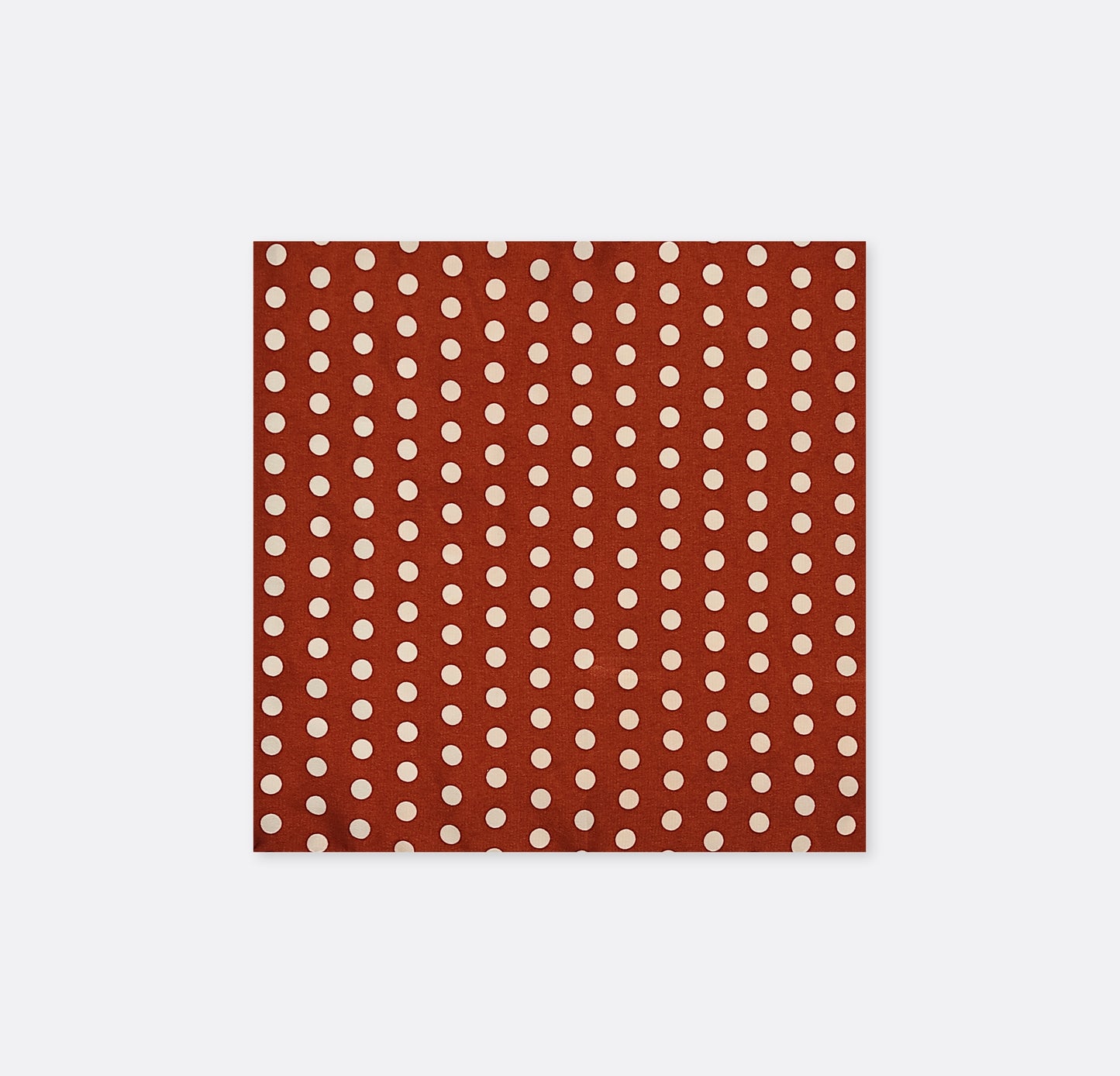 Copper Base Polka - Silk Pocket Square