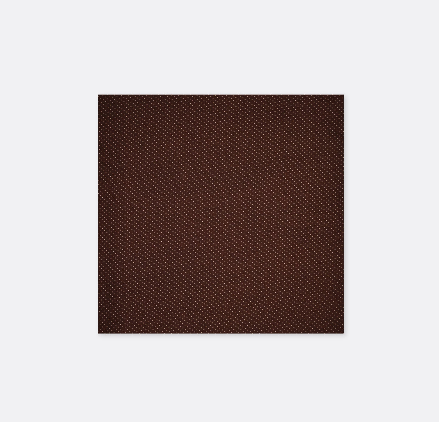 Brown Dot Polka - Silk Pocket Squares