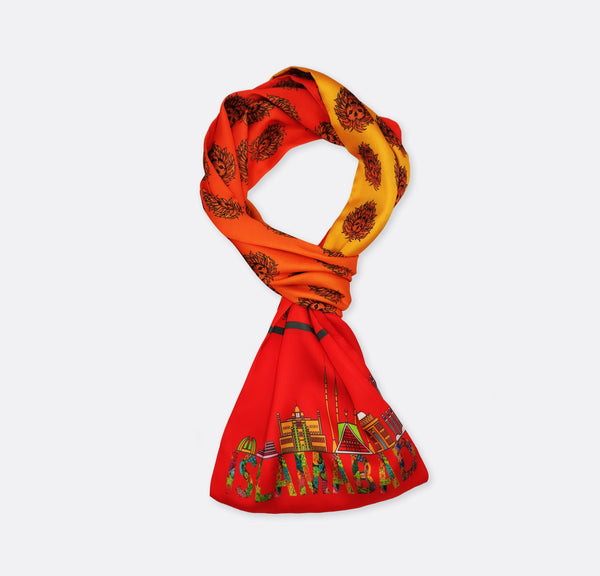 Islambad lion's - silk men scarves