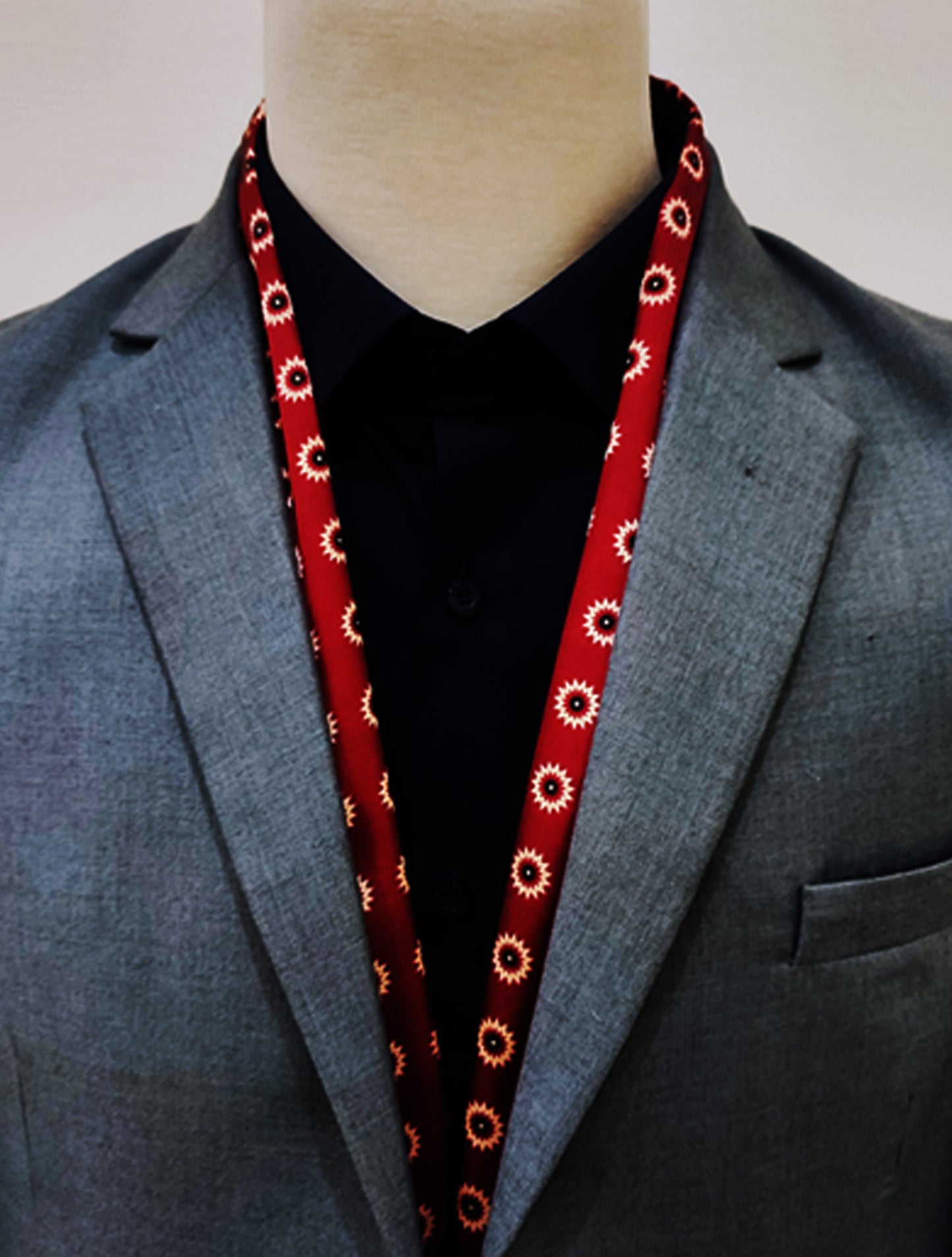 Maroon & Gold Reversible - Silk Men Scarf