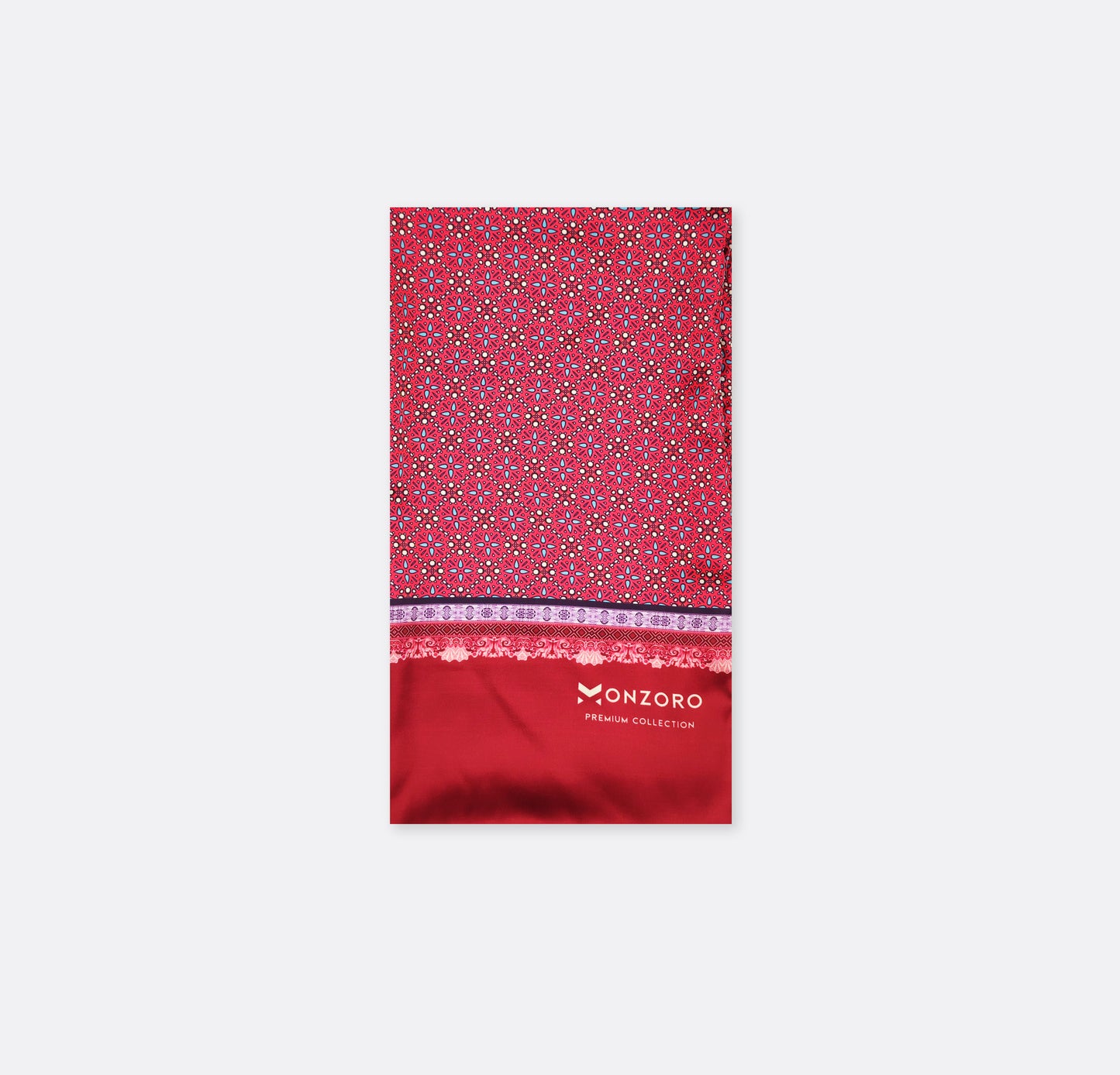 Seamless Repeat Pattern Silk Men Scarf