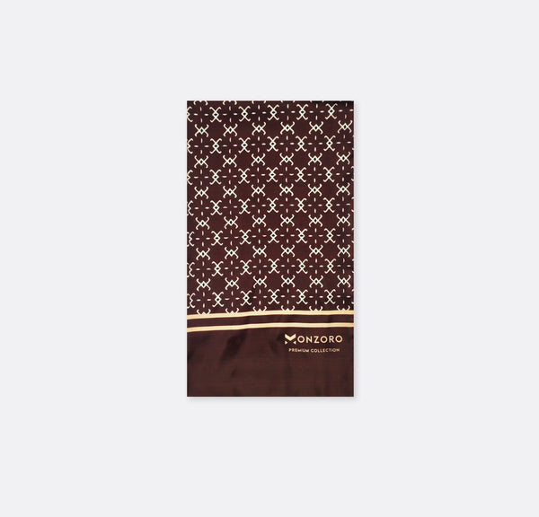 Burberry chocolate silk scarves