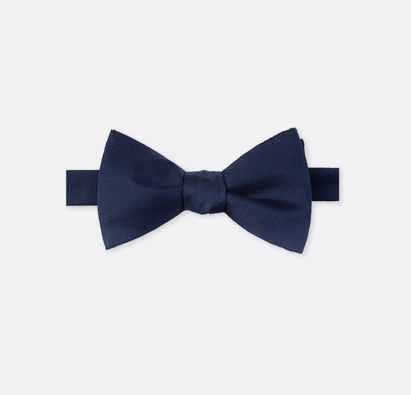 Solid Depth Blue Bow Tie