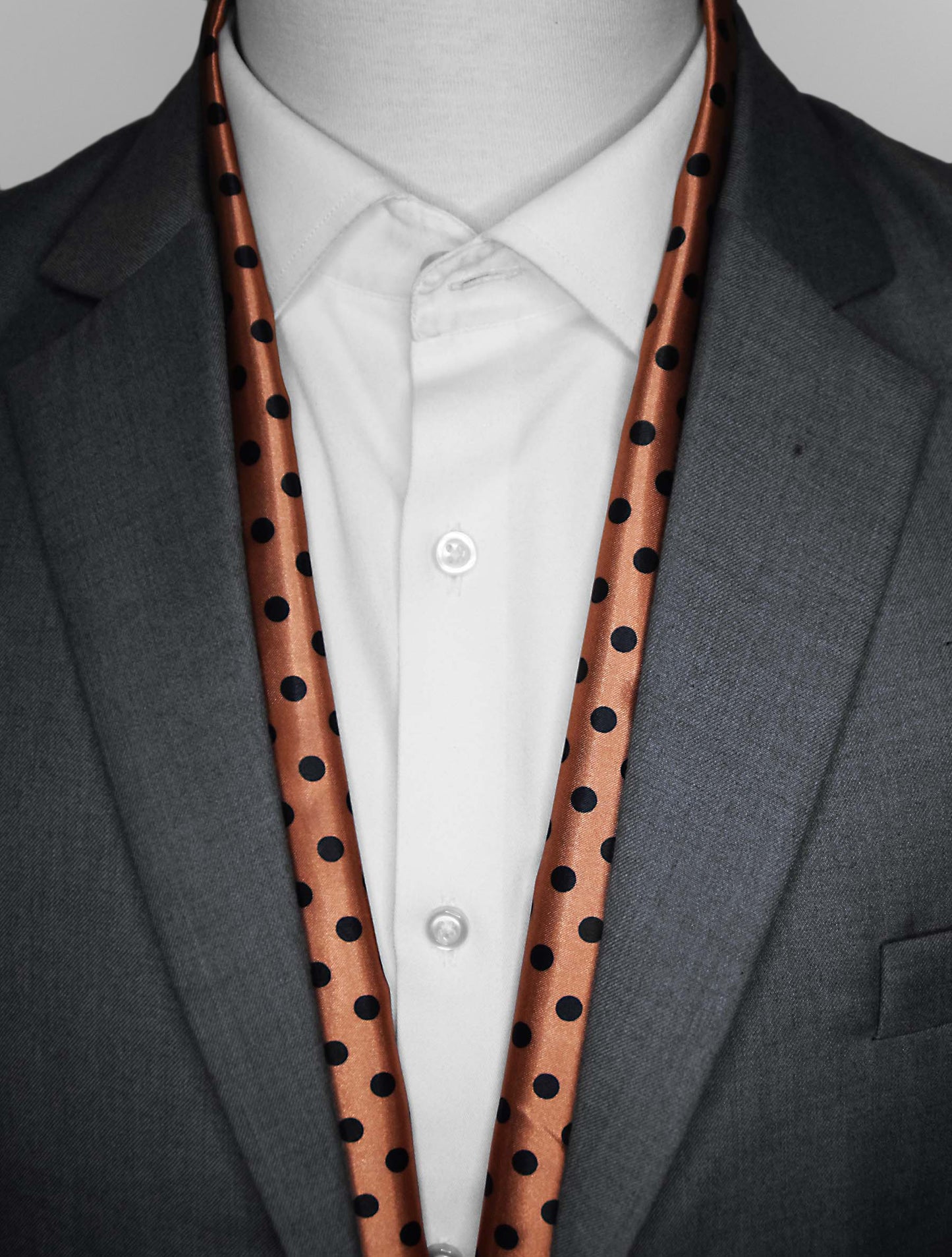 Coral Sands Polka Dot - Silk Men Scarf