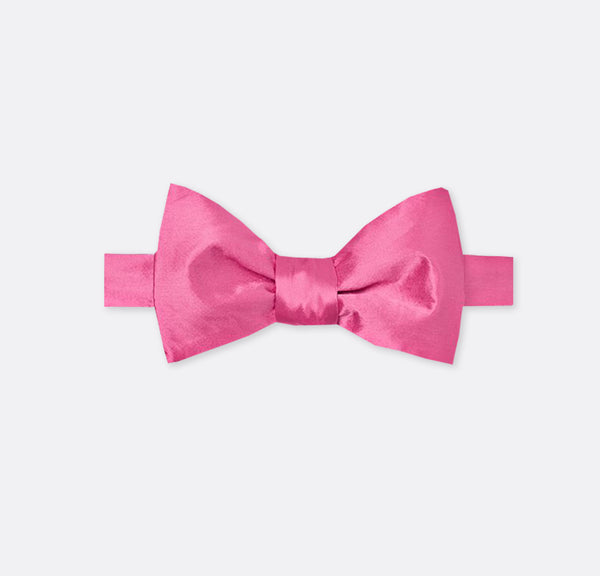 Solid Tea Pink Bow Tie