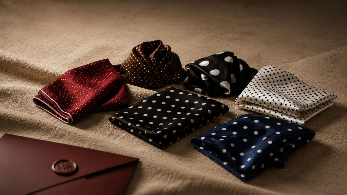 Polka Dot Pocket Squares