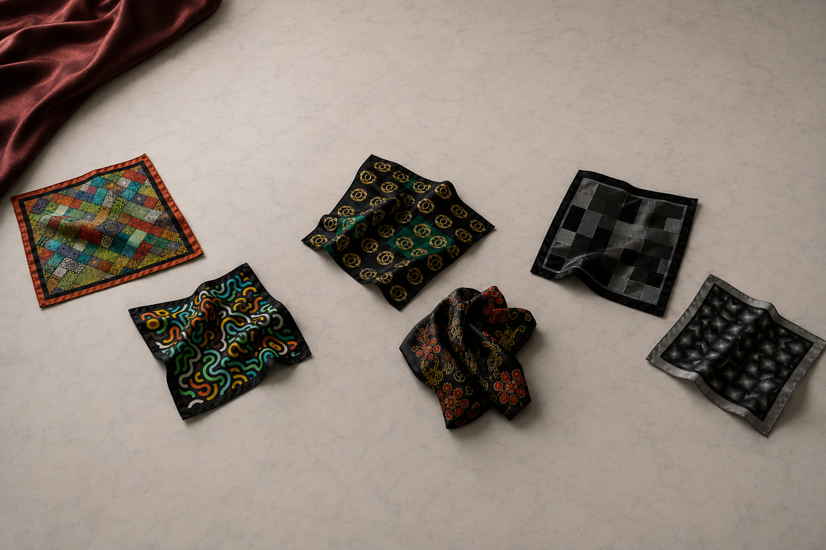 Abstract Pocket Squares