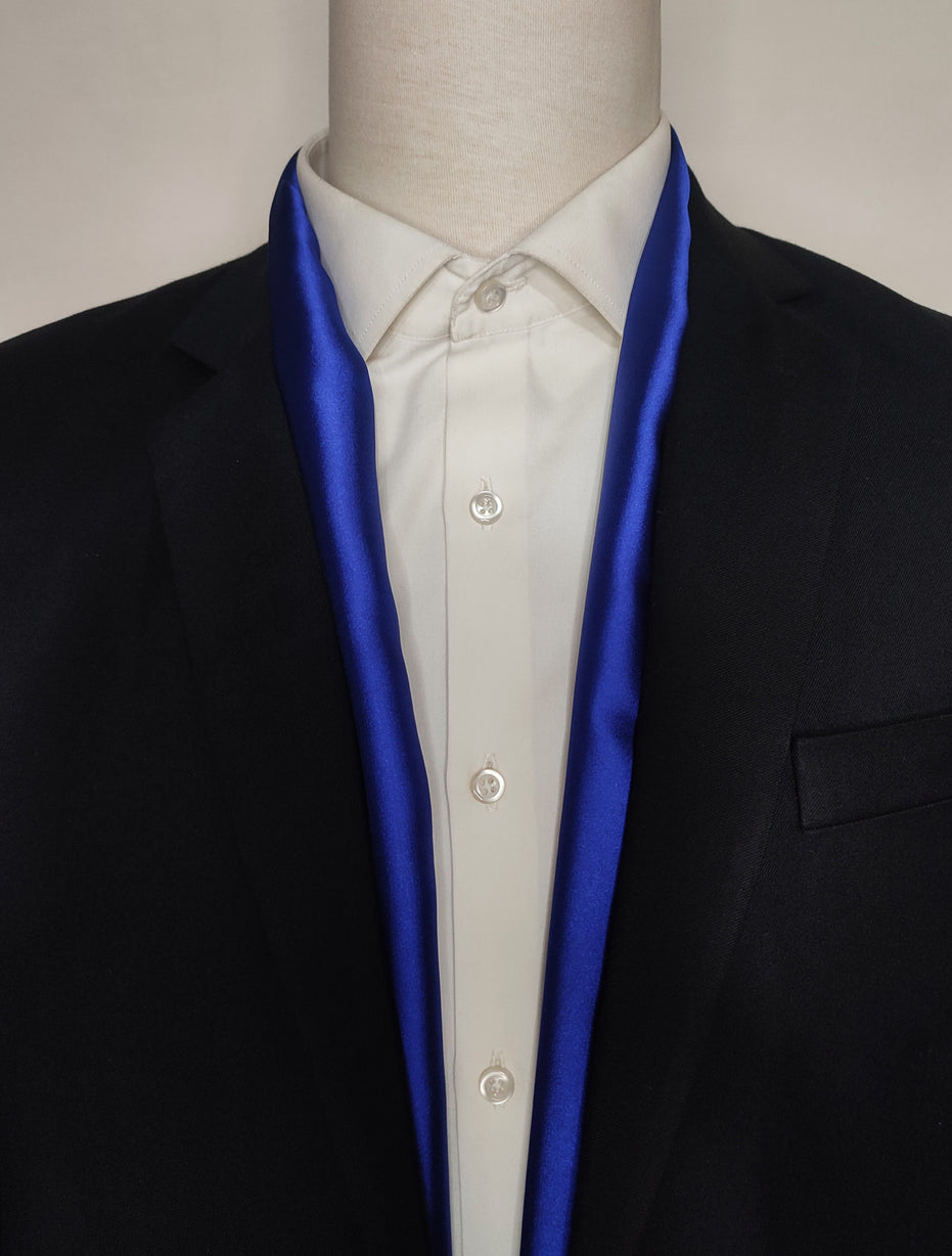 Royal Blue - Silk Scarf by Monzoro – view 3