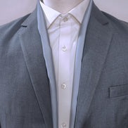 Metallic Grey - Silk Scarf by Monzoro – view 4