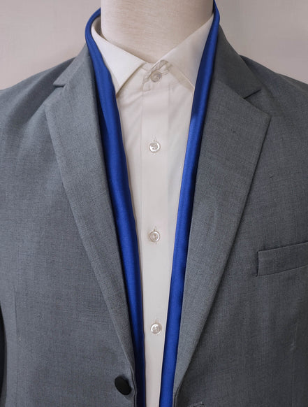 Royal Blue - Silk Scarf by Monzoro – view 4