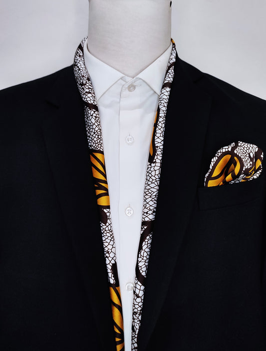 Autumn to Remember - Silk Scarf and Pocket Square Set